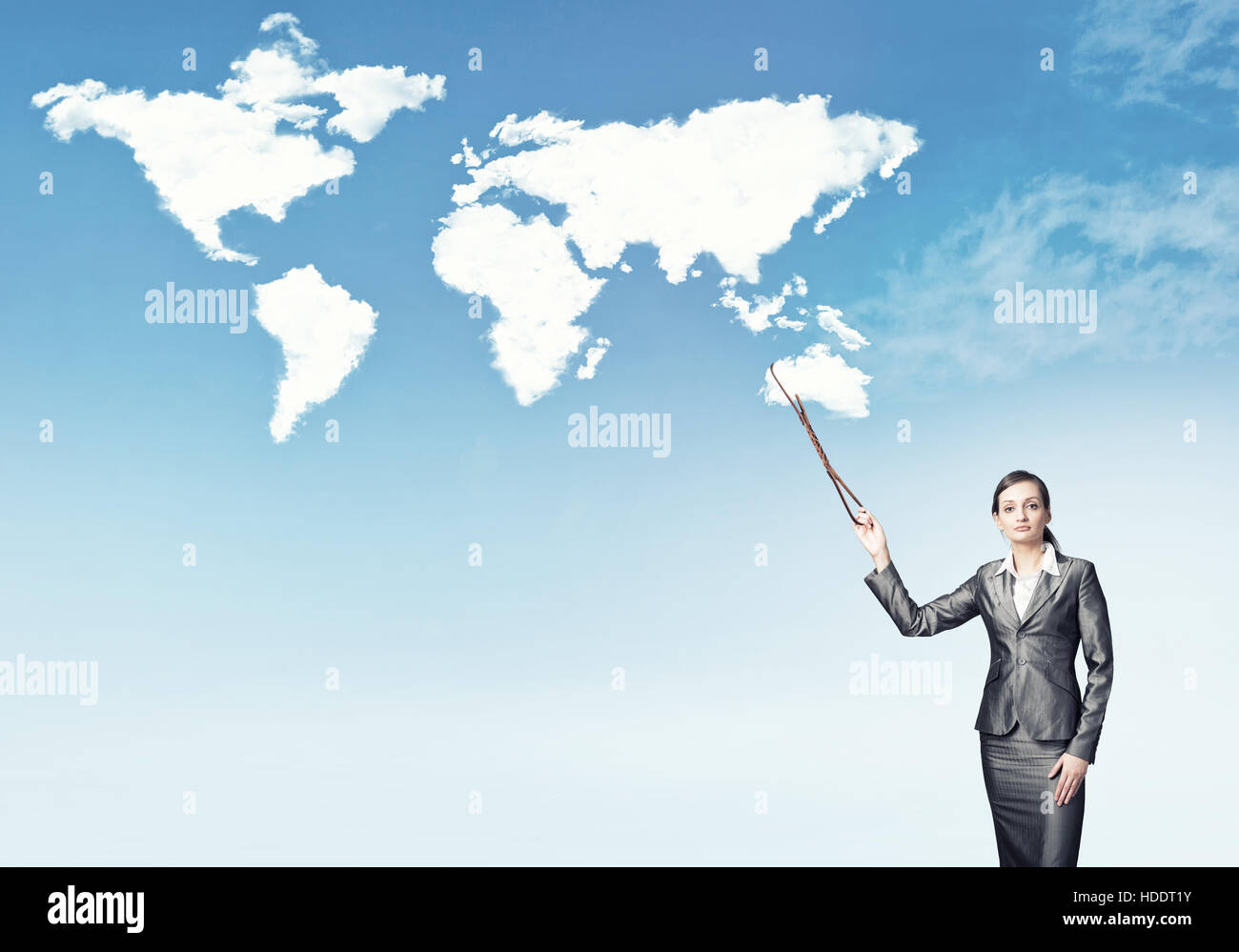 Controlling the whole world Stock Photo - Alamy