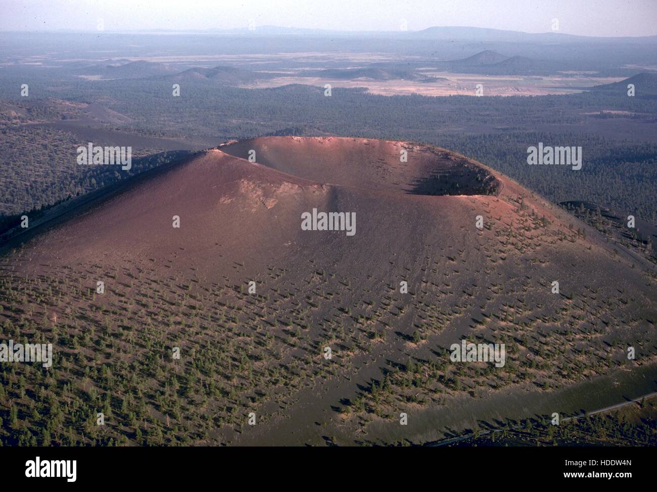 Aerial view of Sunset Crater Volcano National Monument September 30