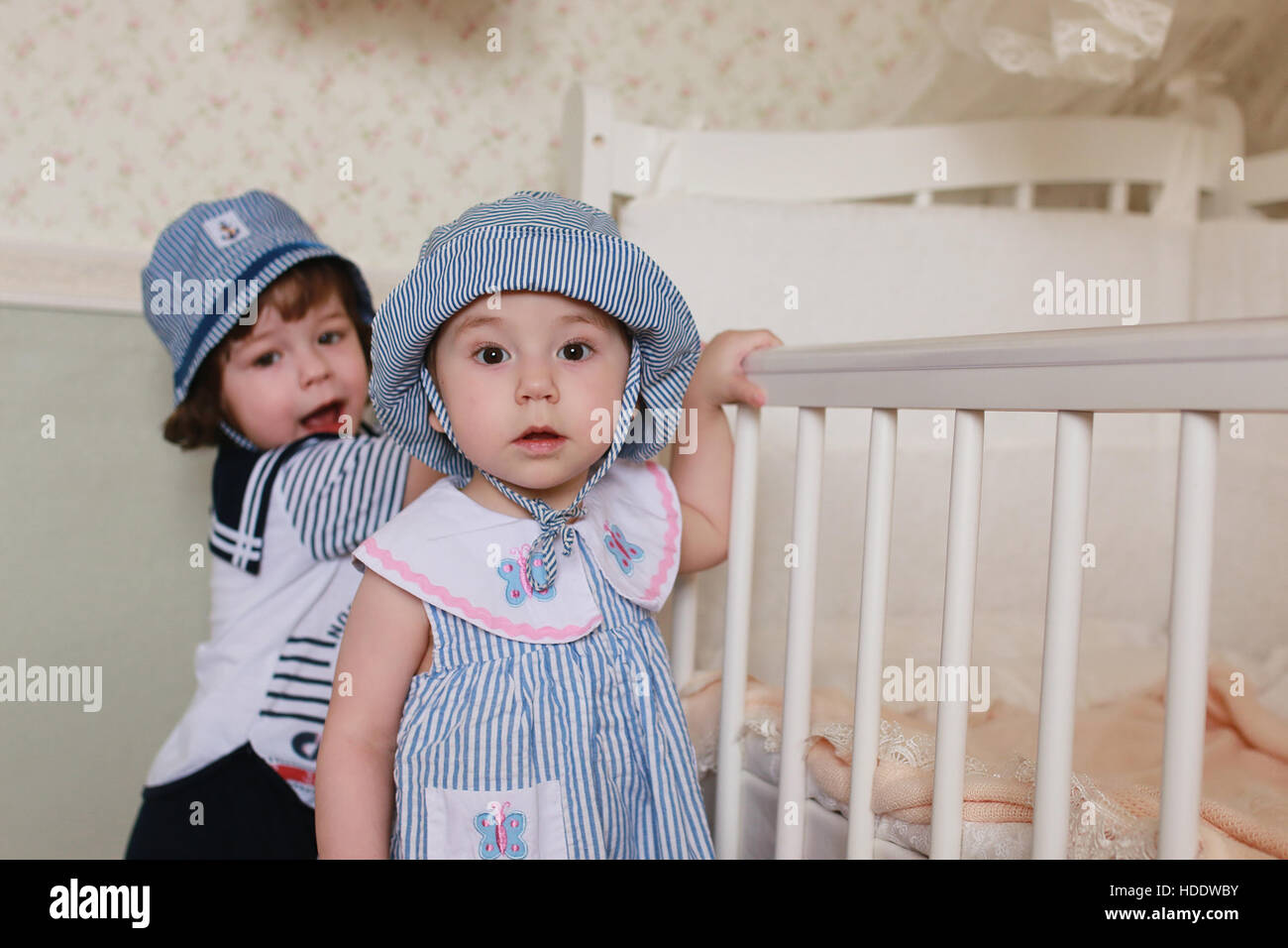 Cute Lovely Kids Play House Toys From Crib Stock Photo 128768415