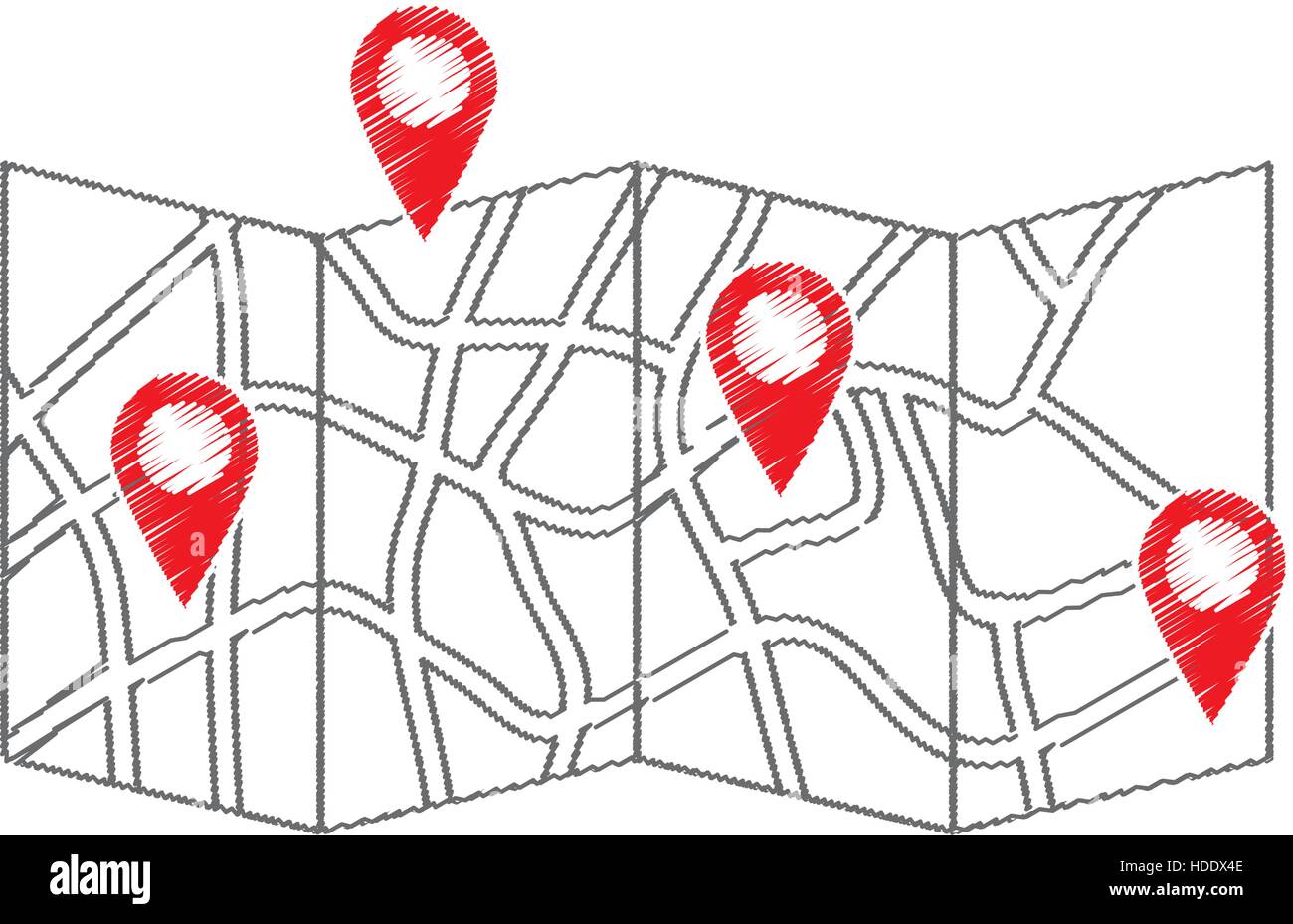 Map location marker Stock Vector Image & Art - Alamy