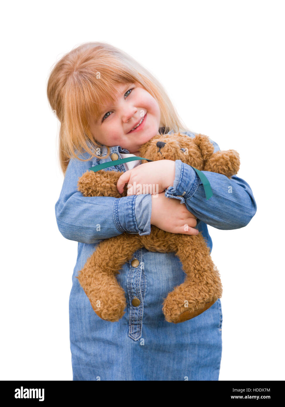 Little girl holding a teddy bear discount