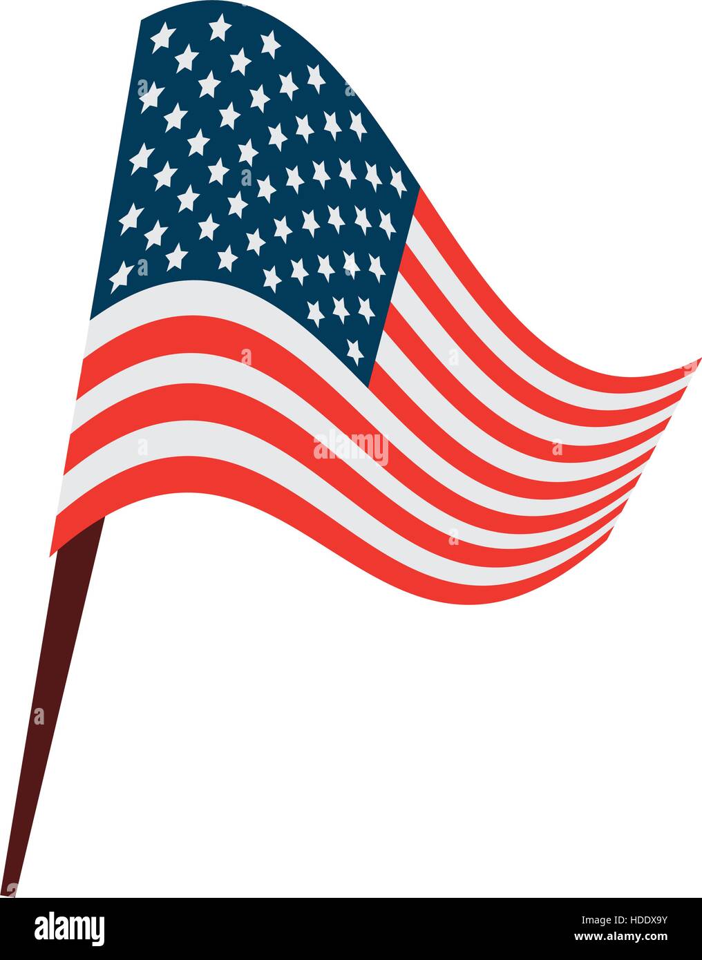 united states of america flag vector illustration design Stock Vector ...