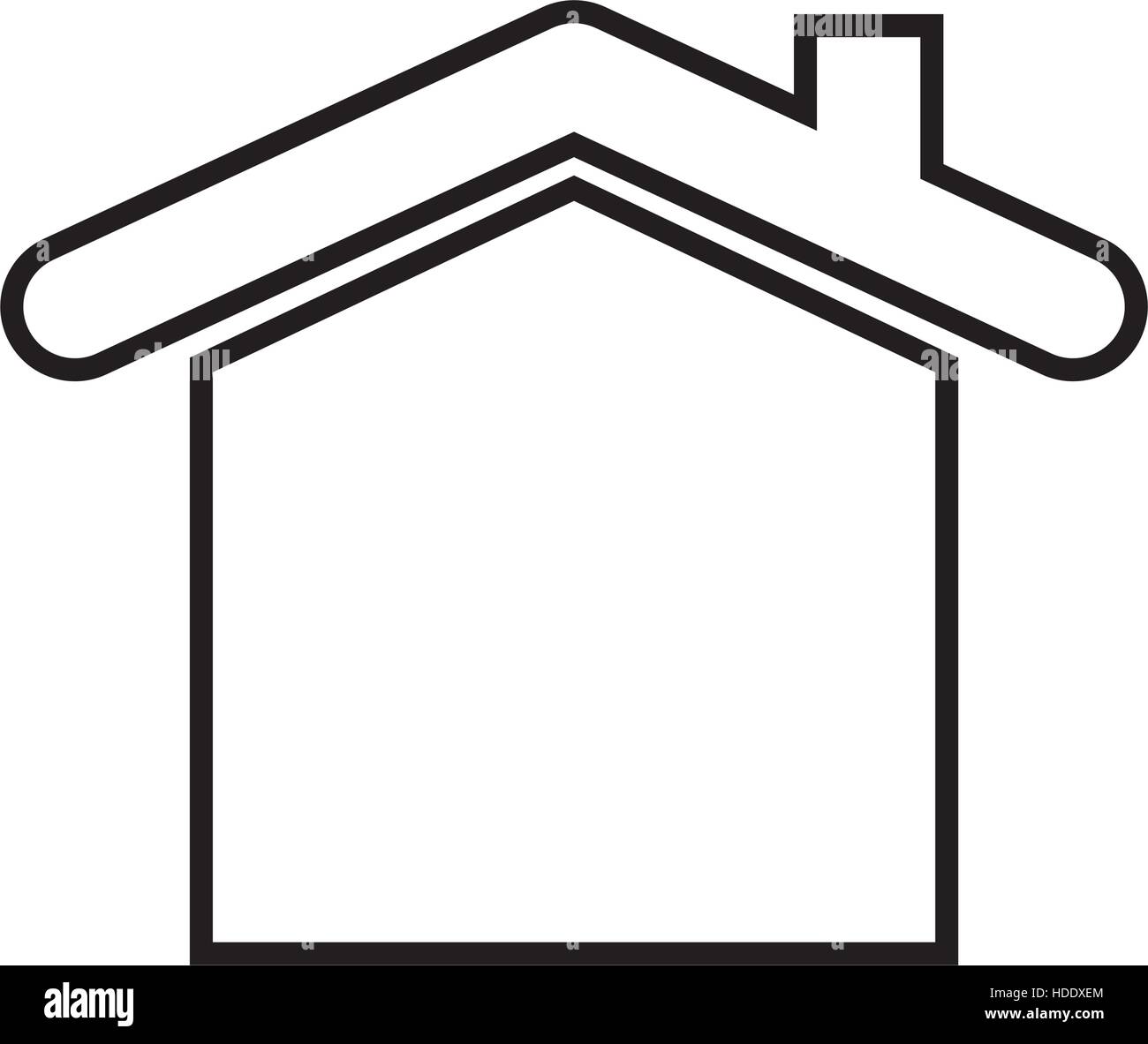 House real estate symbol Stock Vector Image & Art - Alamy