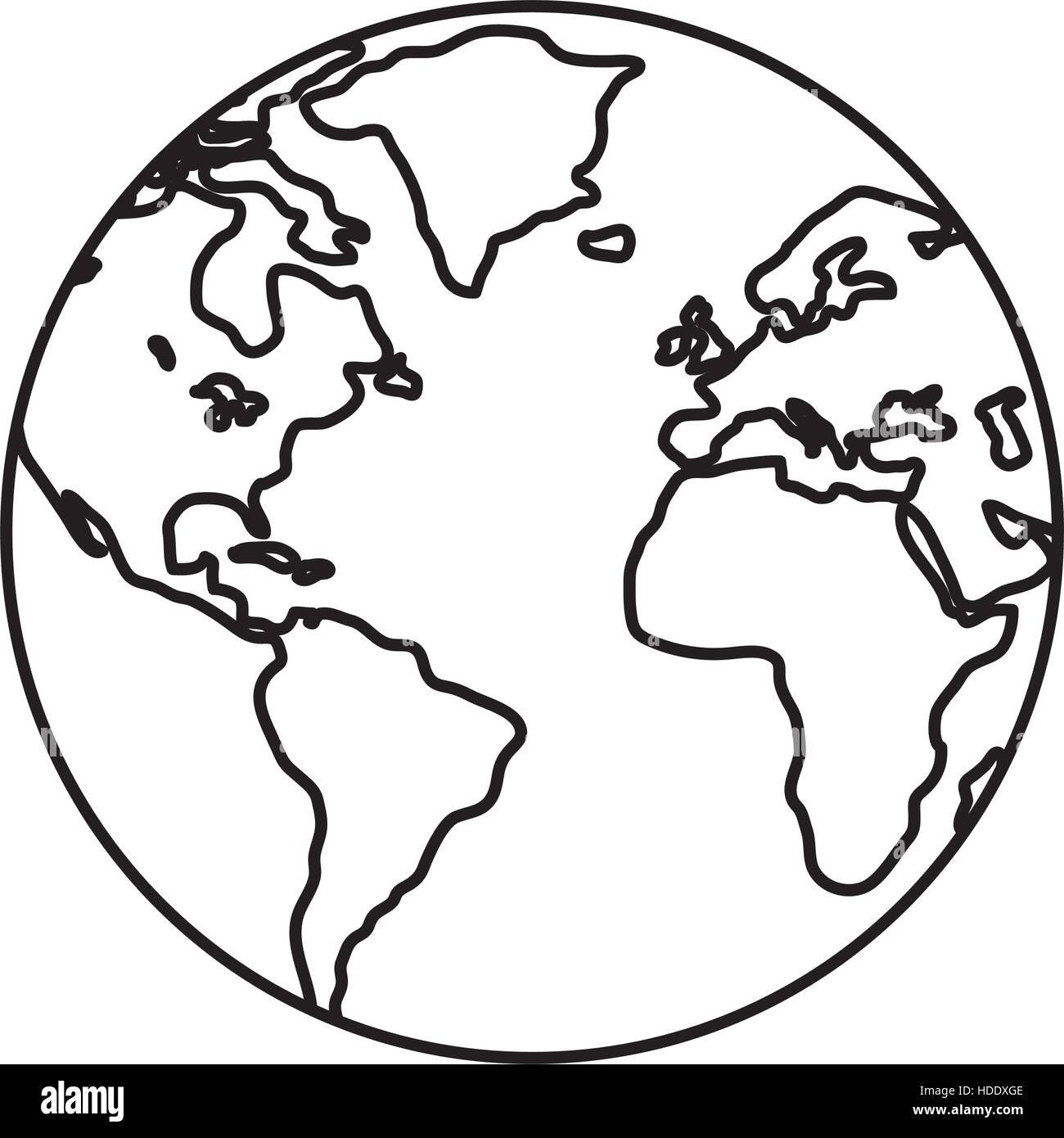 World earth map Stock Vector Image & Art - Alamy