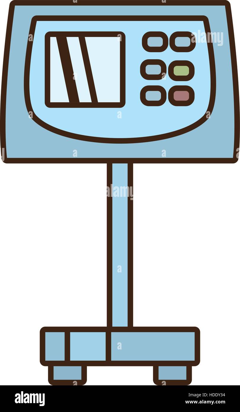 cartoon weight scale cargo delivery Stock Vector Image & Art - Alamy