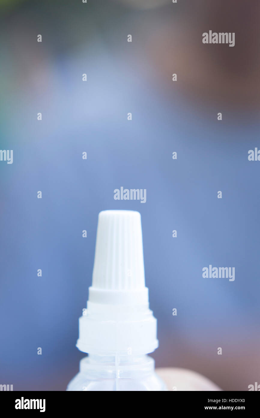 eyedrops medicine bottle to reduce pressure in eye in patients