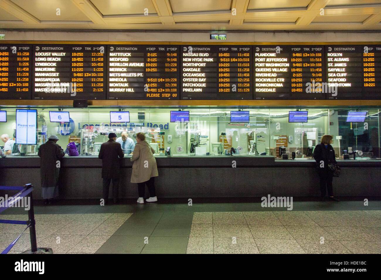 Ticket office Pennsylvania station, New York City, United States of