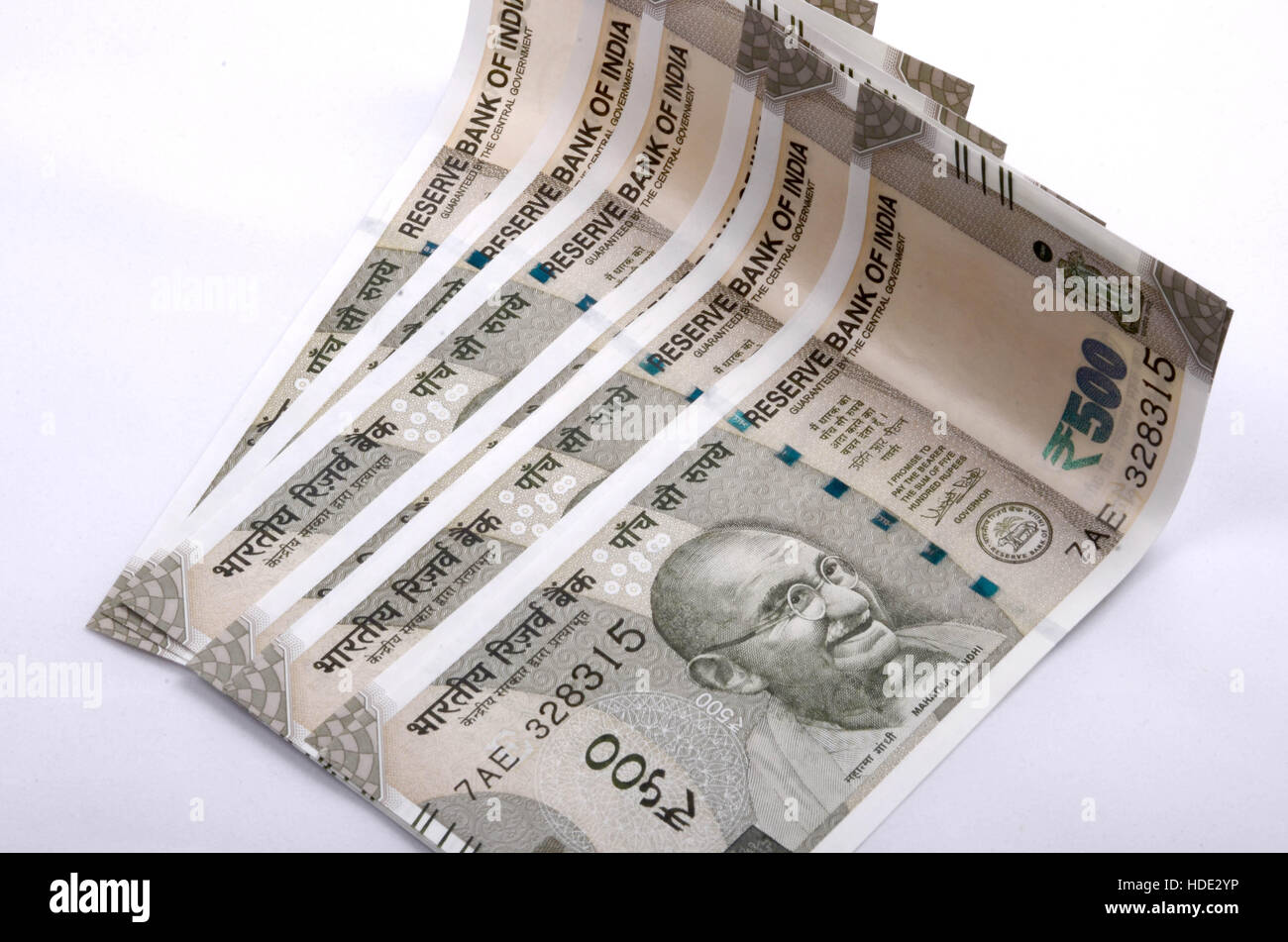 Indian new currency Stock Photo