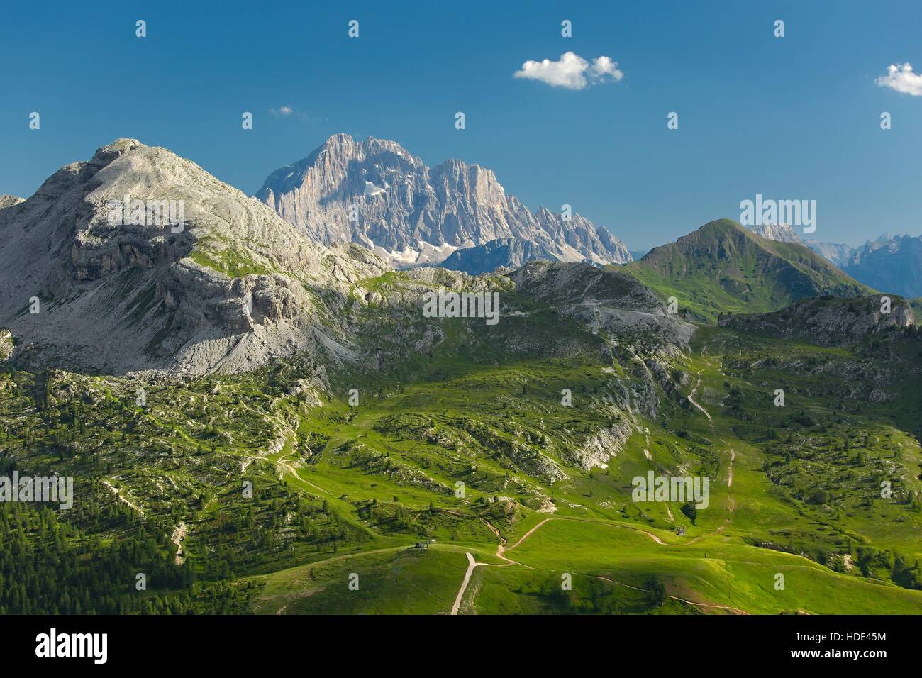 Dolomites Summer Landscape Stock Photo - Alamy