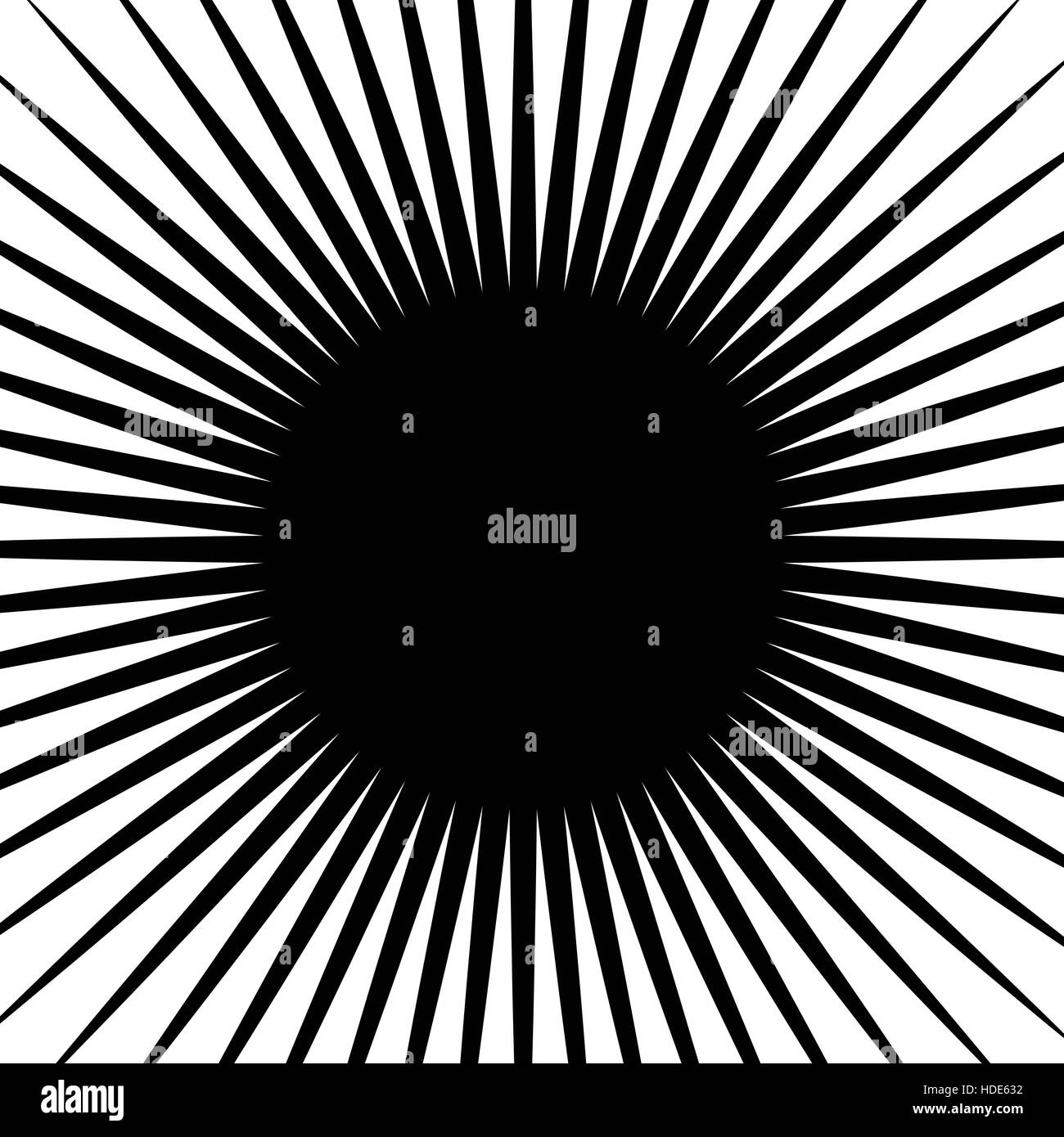 Abstract radiating contour lines Black and White Stock Photos & Images ...
