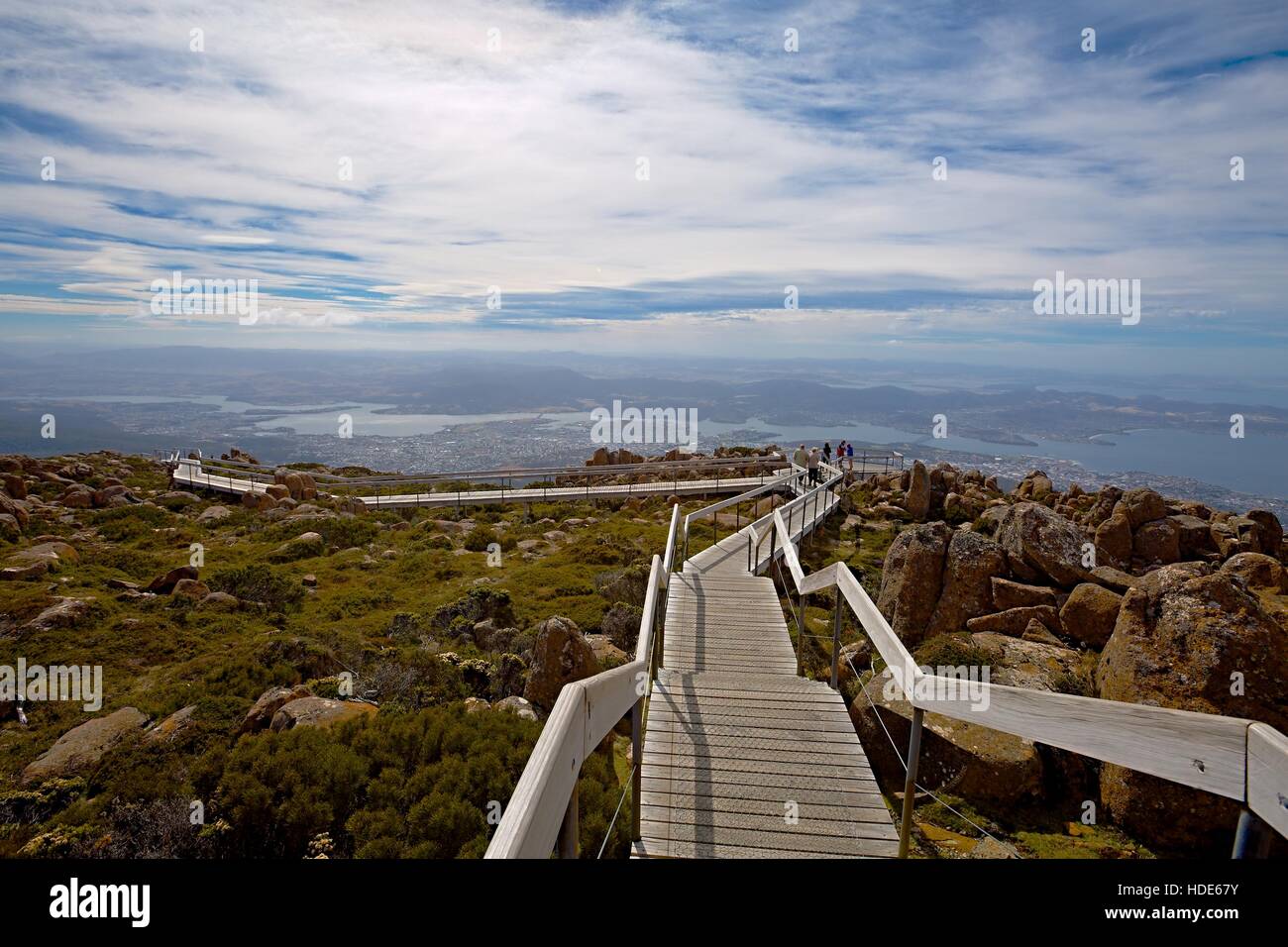 Scenic walk Mount Wellington, Tasmania Stock Photo Alamy