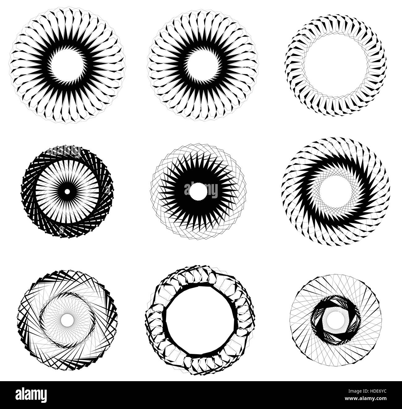 Geometric circle element(s). Abstract circular shape Stock Vector Image ...