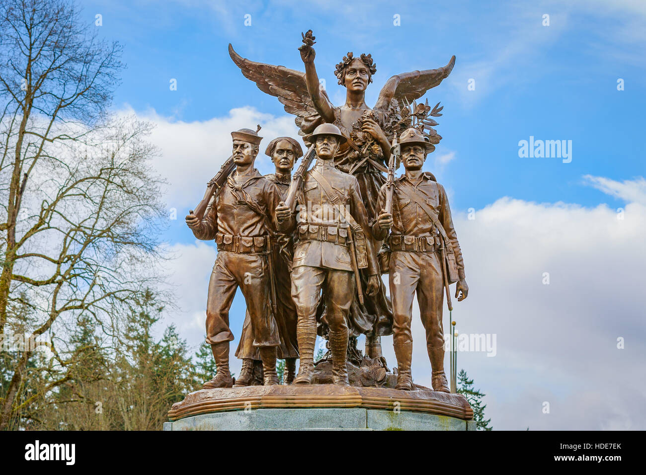 Olympia Washington USA March 24 2016 The Winged Victory Stock 
