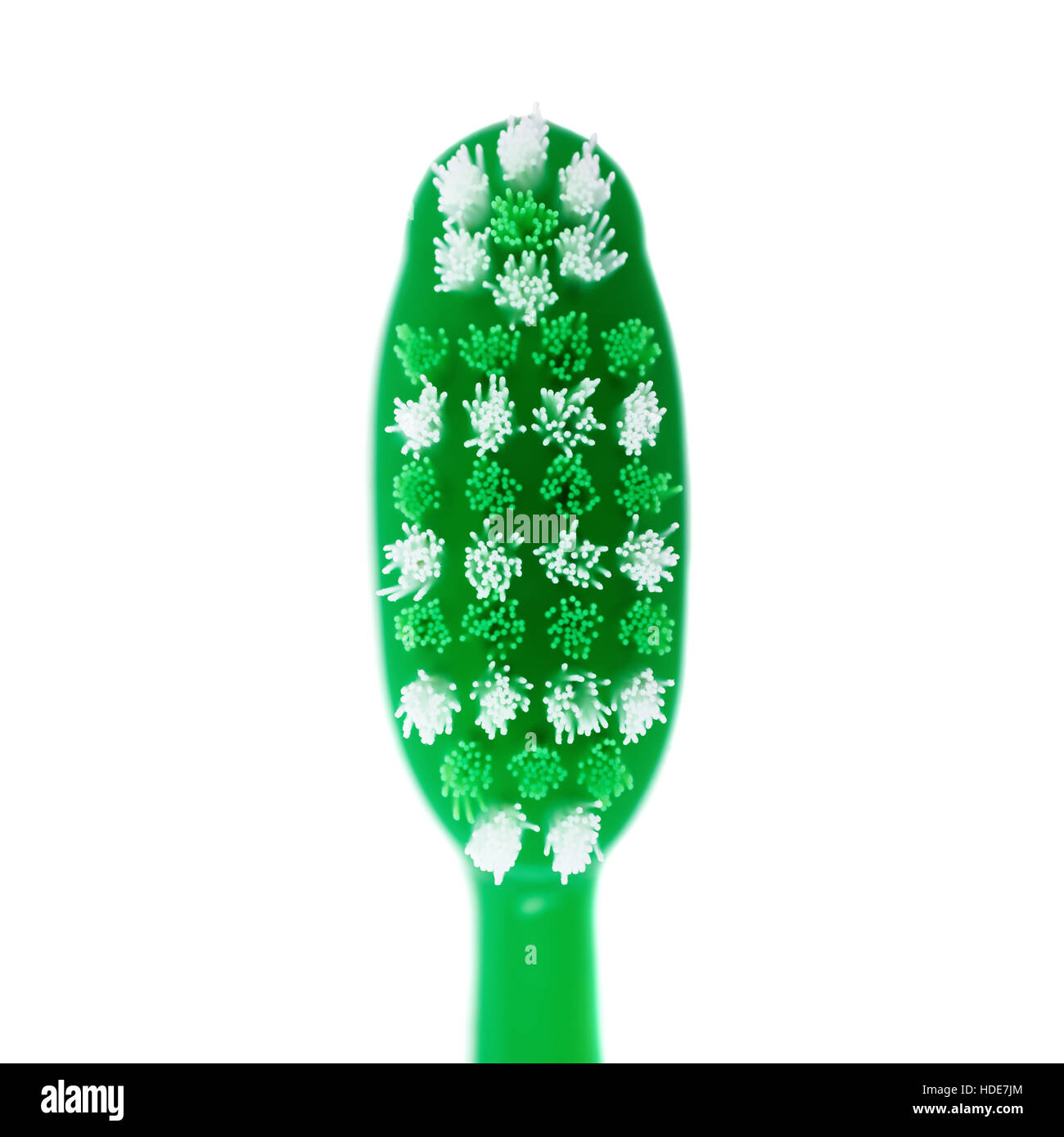 Green toothbrush isolated over white background Stock Photo - Alamy