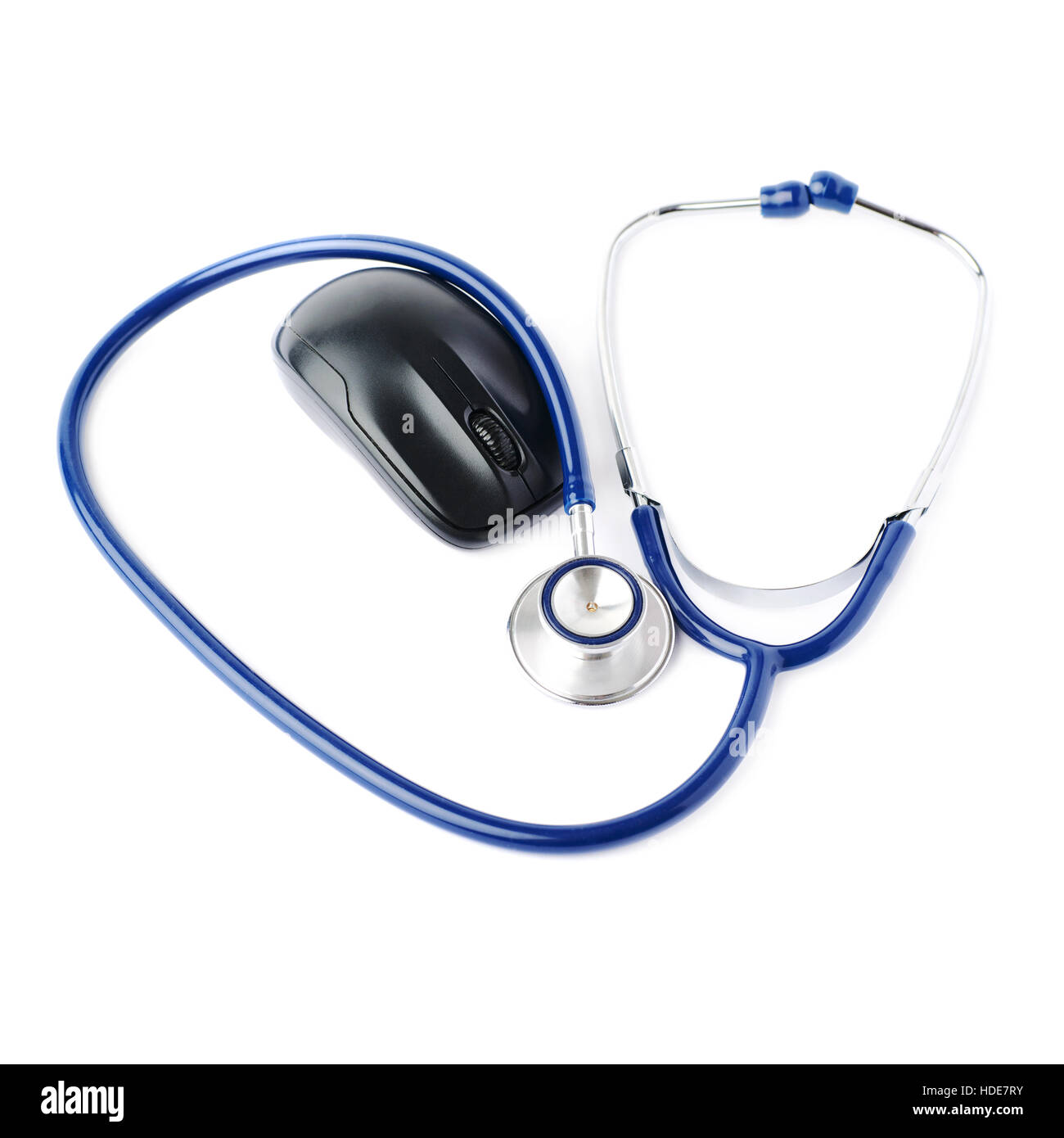 Close up view of stethoscope over isolated white background Stock Photo ...