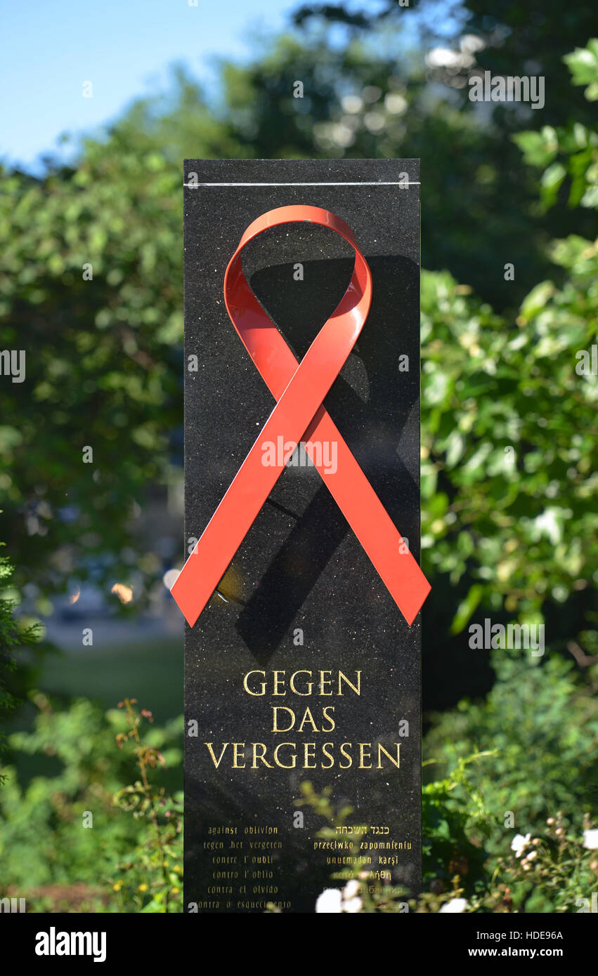 AIDS-Denkmal, Martin-Luther-Strasse, Schoeneberg, Berlin, Deutschland Stock Photo
