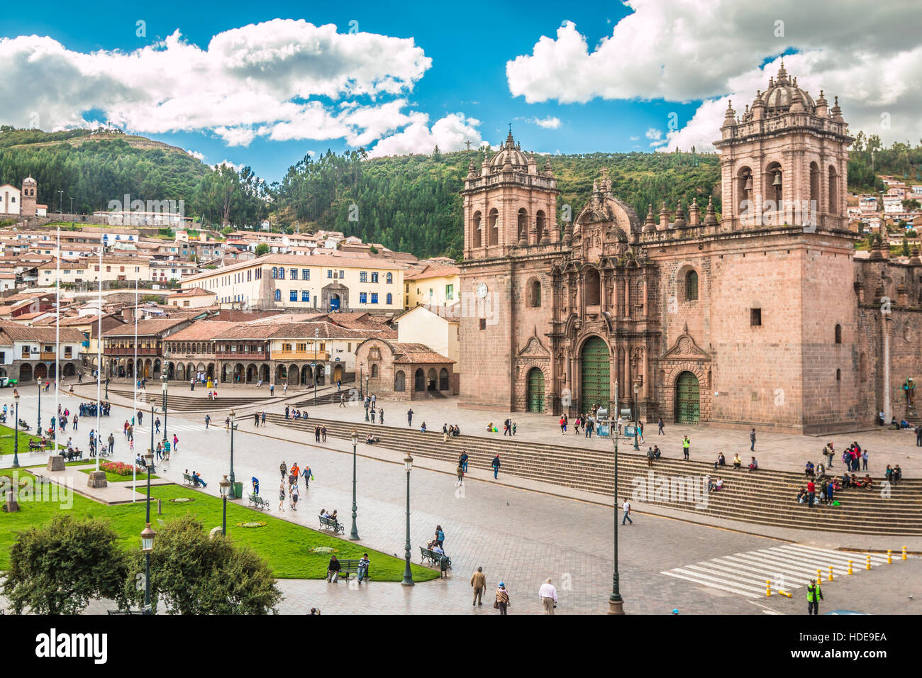Cusco Cathedral in Peru Stock Photo