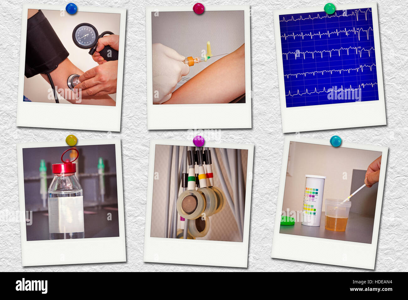 Medical health care collage Stock Photo - Alamy