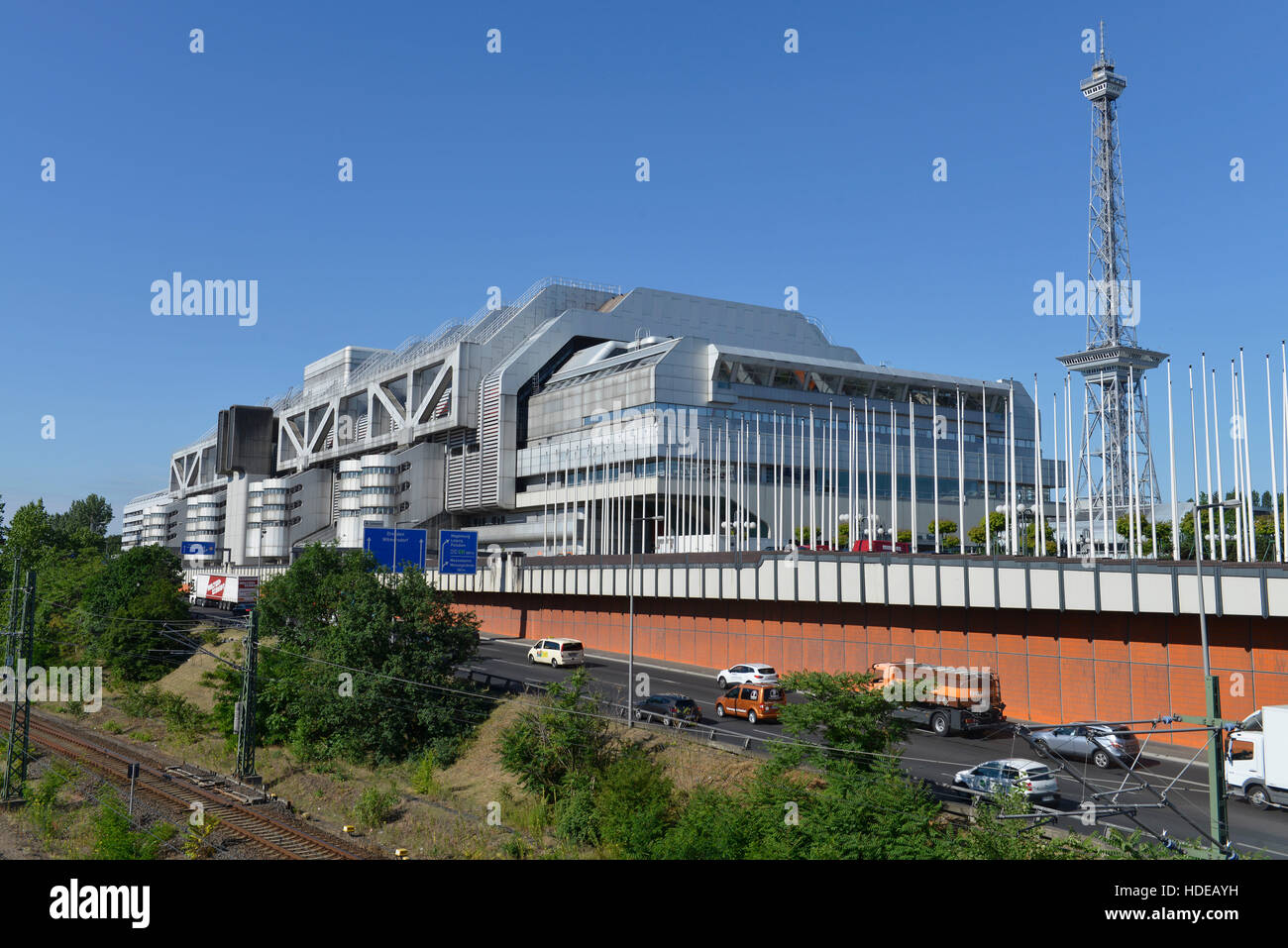 ICC, Messedamm, Westend, Charlottenburg, Berlin, Deutschland Stock Photo