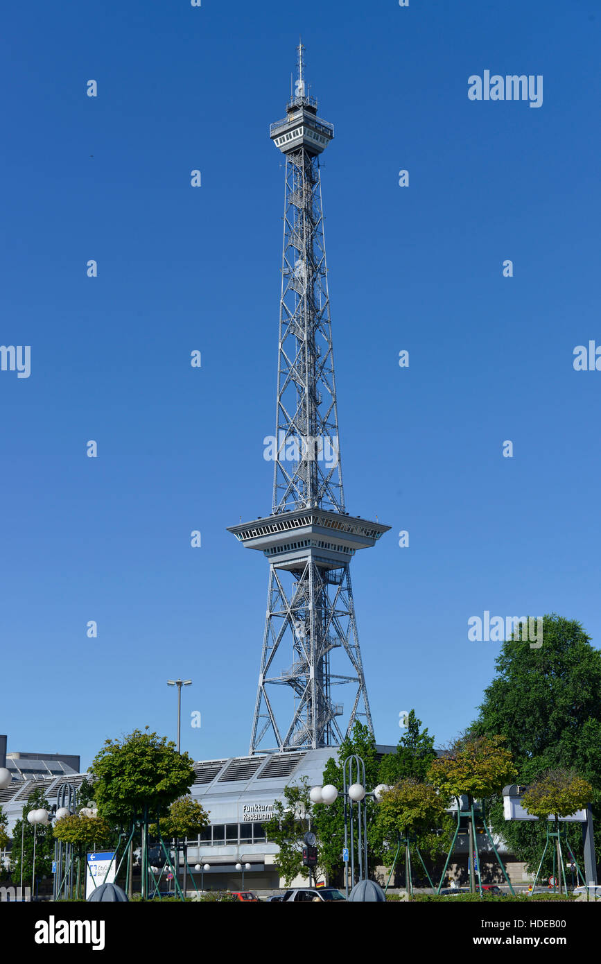 Funkturm, Westend, Charlottenburg, Berlin, Deutschland Stock Photo