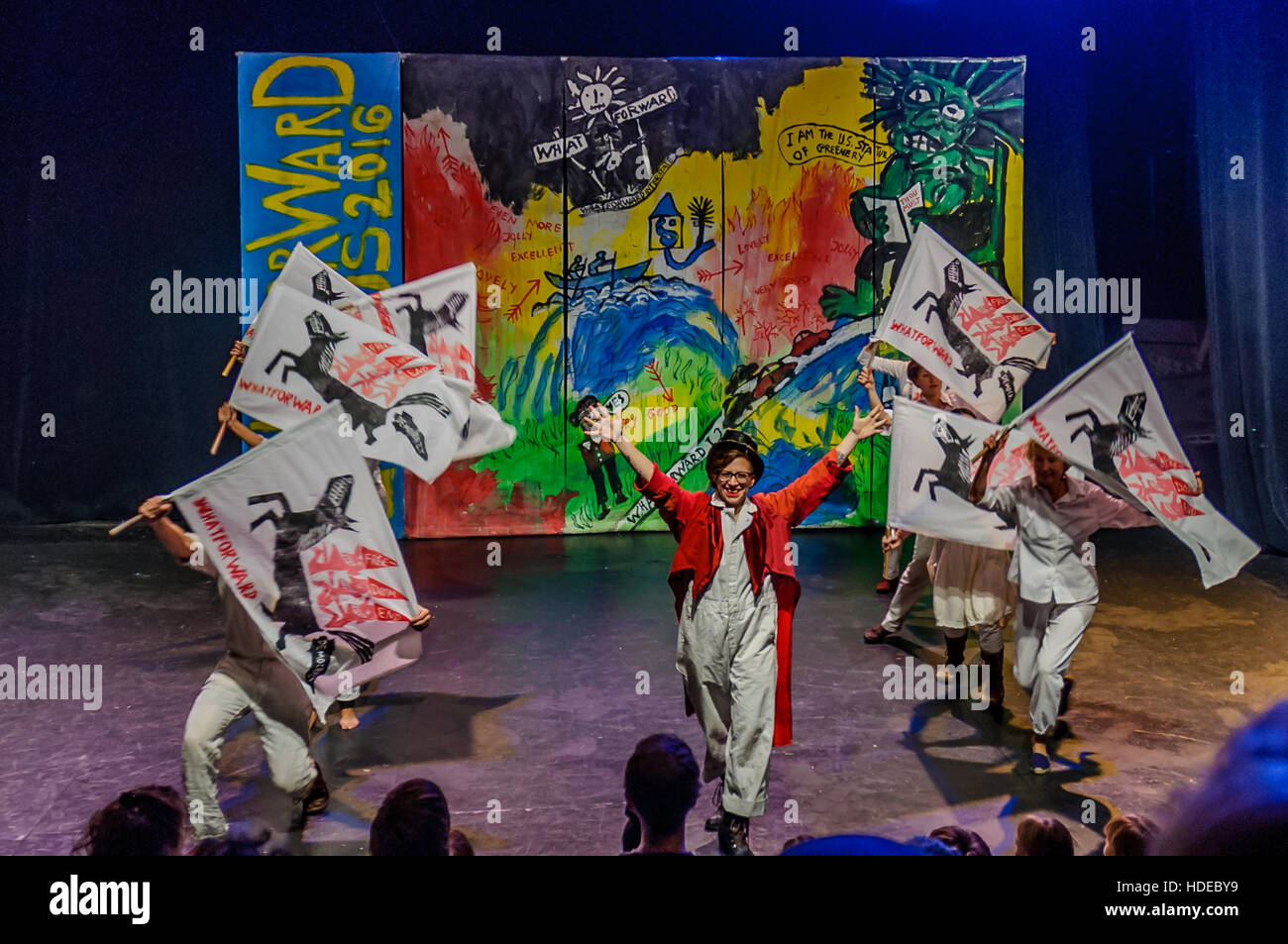 New York, United States. 10th Dec, 2016. Bread and Puppet Theater