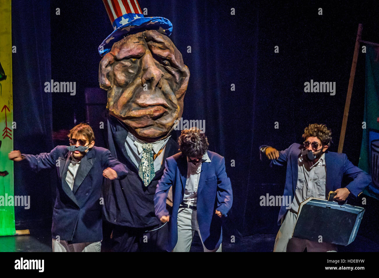 New York, United States. 10th Dec, 2016. Bread and Puppet Theater