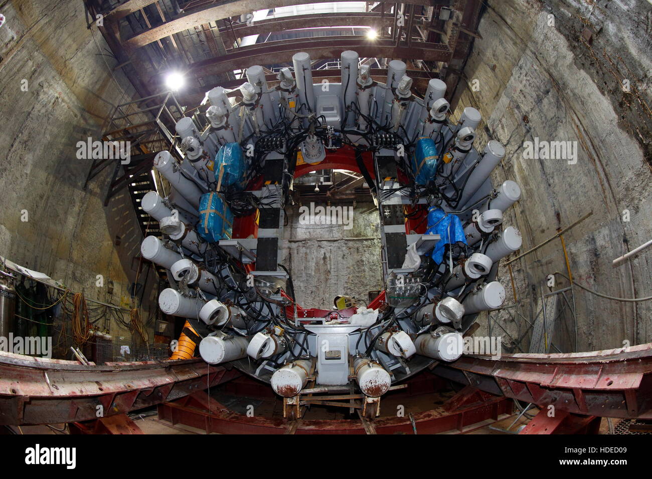 Tunnel Boring Machines Stock Photo Alamy