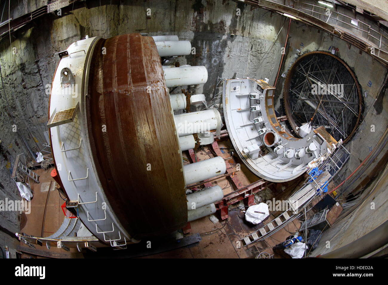Tunnel Boring Machines Stock Photo Alamy
