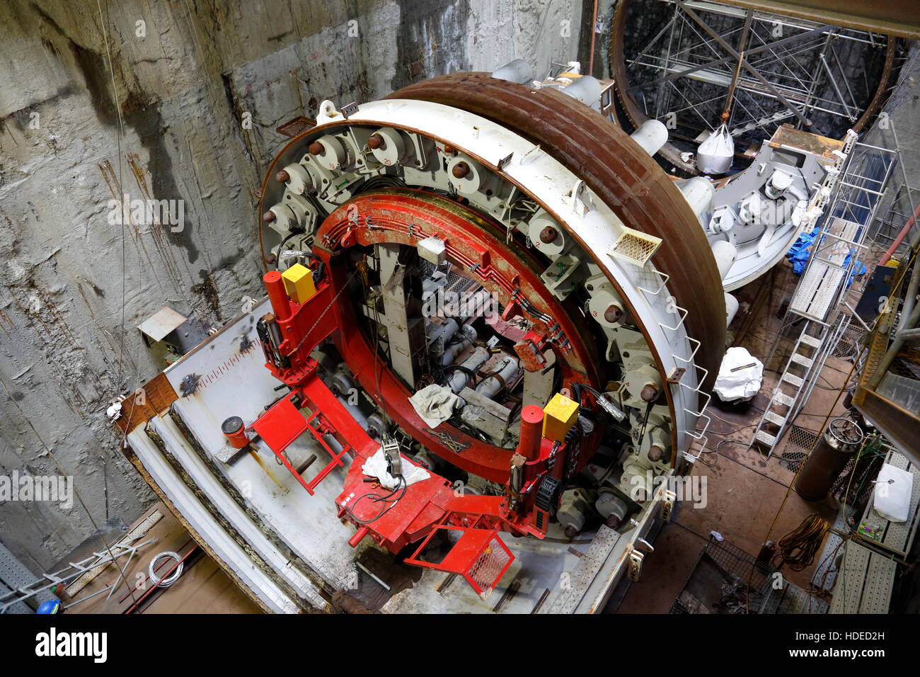 Tunnel Boring Machines Stock Photo Alamy