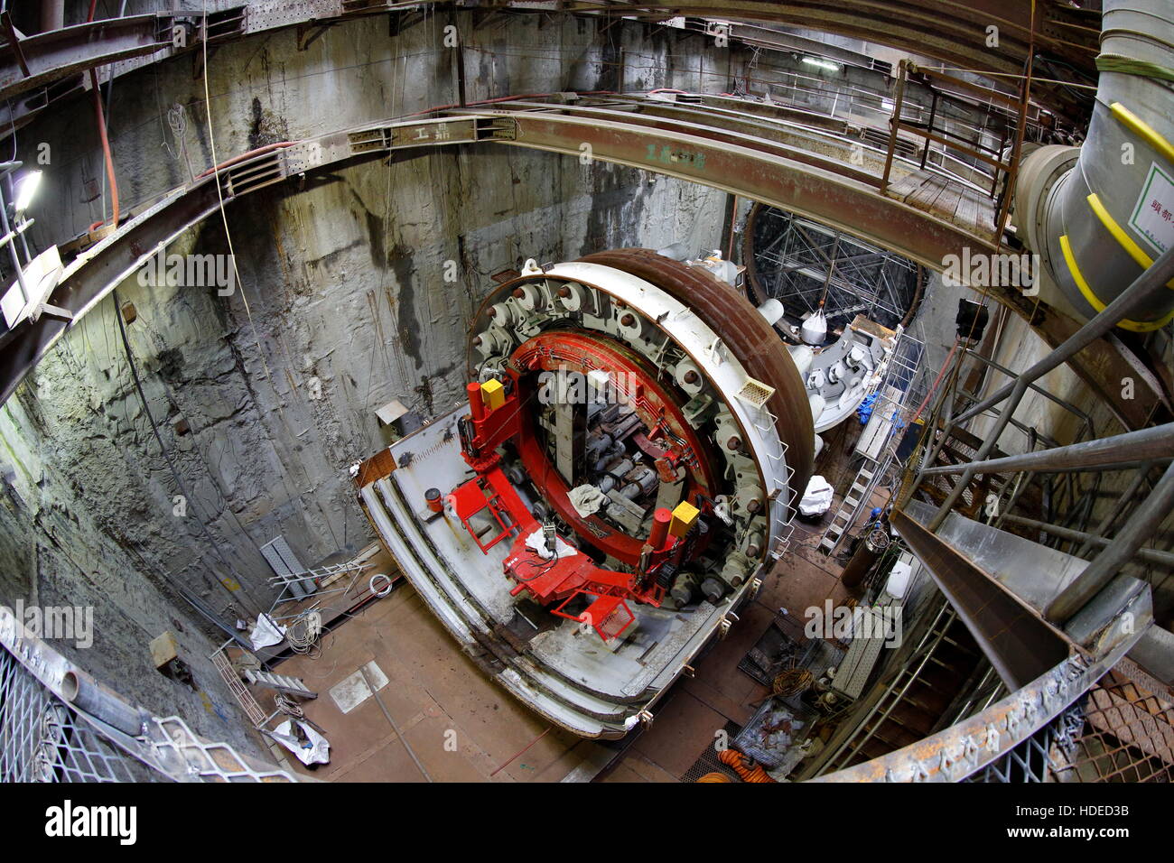Tunnel Boring Machines Stock Photo Alamy