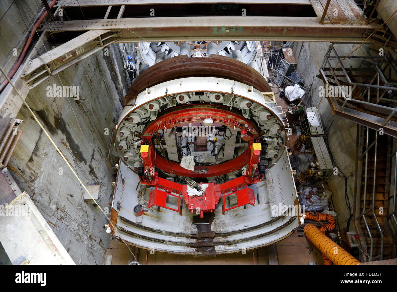 Tunnel Boring Machines Stock Photo Alamy