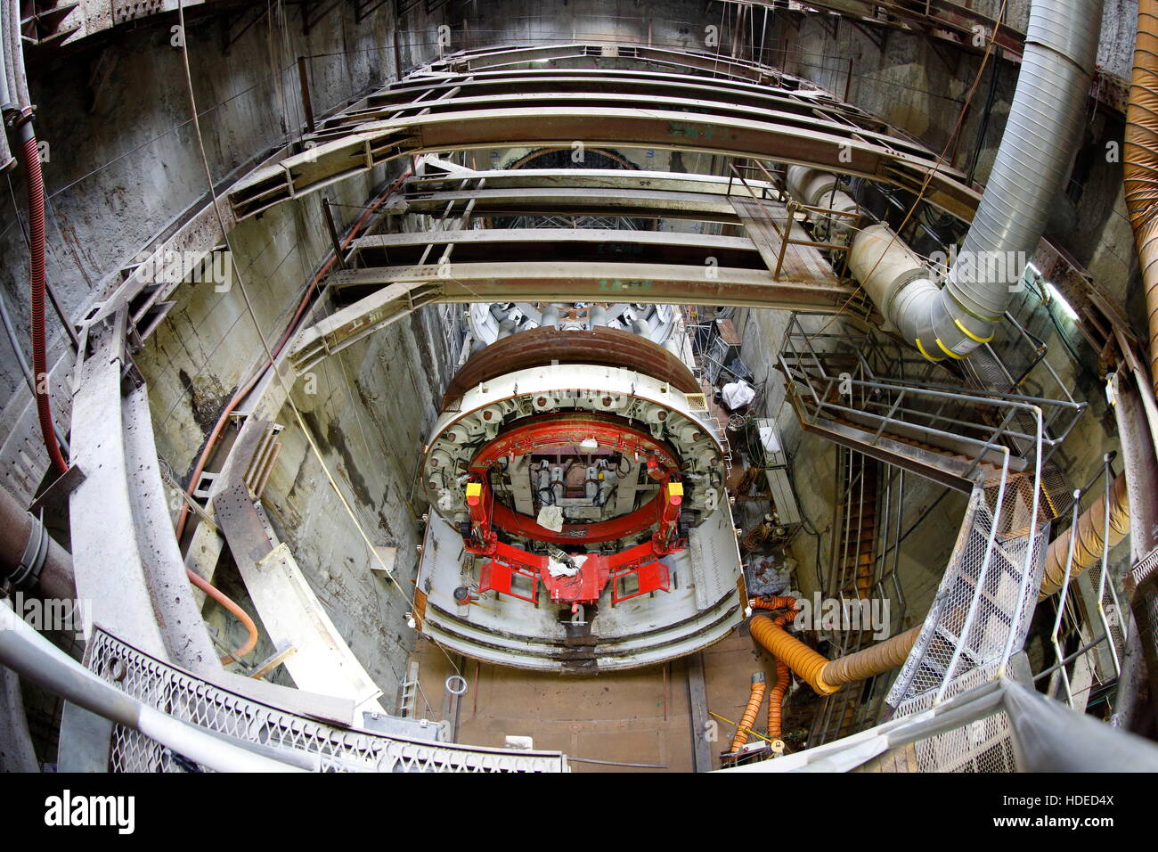 Tunnel Boring Machines Stock Photo Alamy