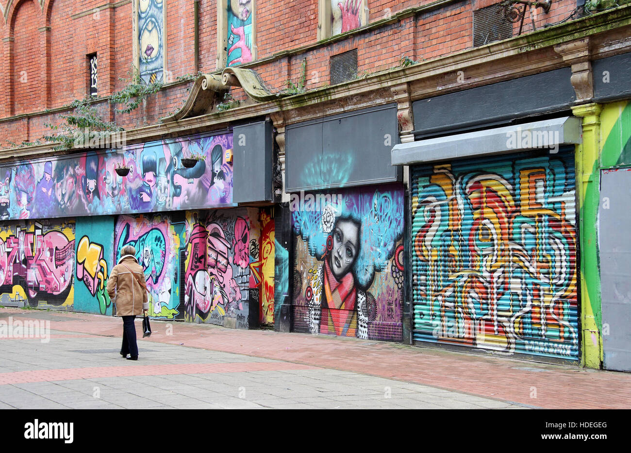 Lower Garfield Street in Belfast City Centre Stock Photo