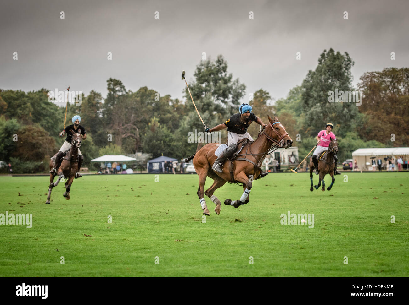 Polo game in London Stock Photo - Alamy