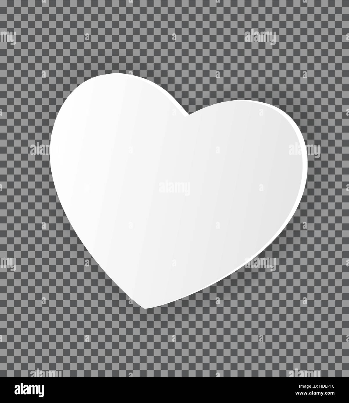 Happy Valentines Day Card with Heart. Vector Illustration Stock Vector ...