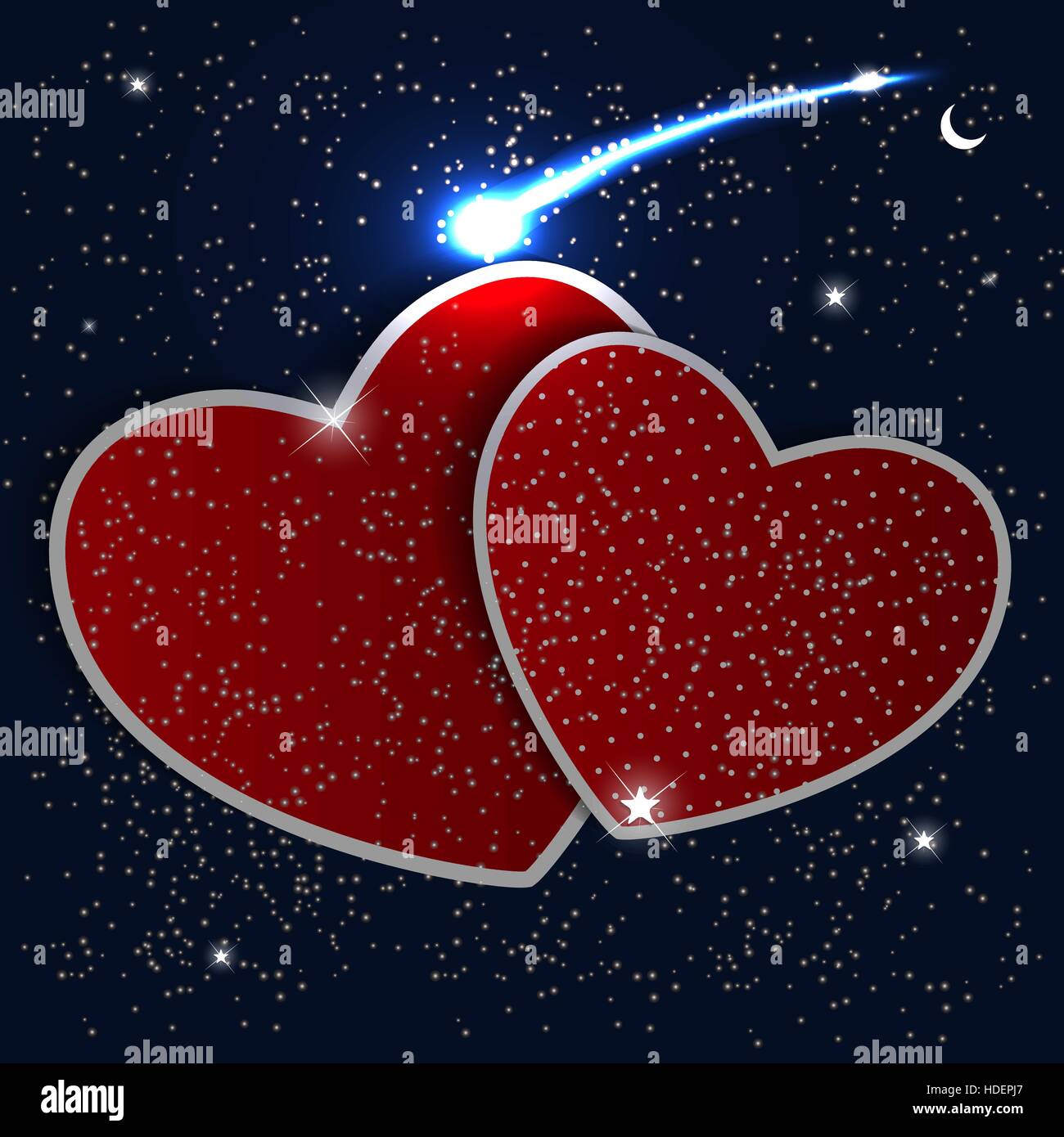 Happy Valentines Day Card. Vector Illustration Stock Vector Image & Art ...