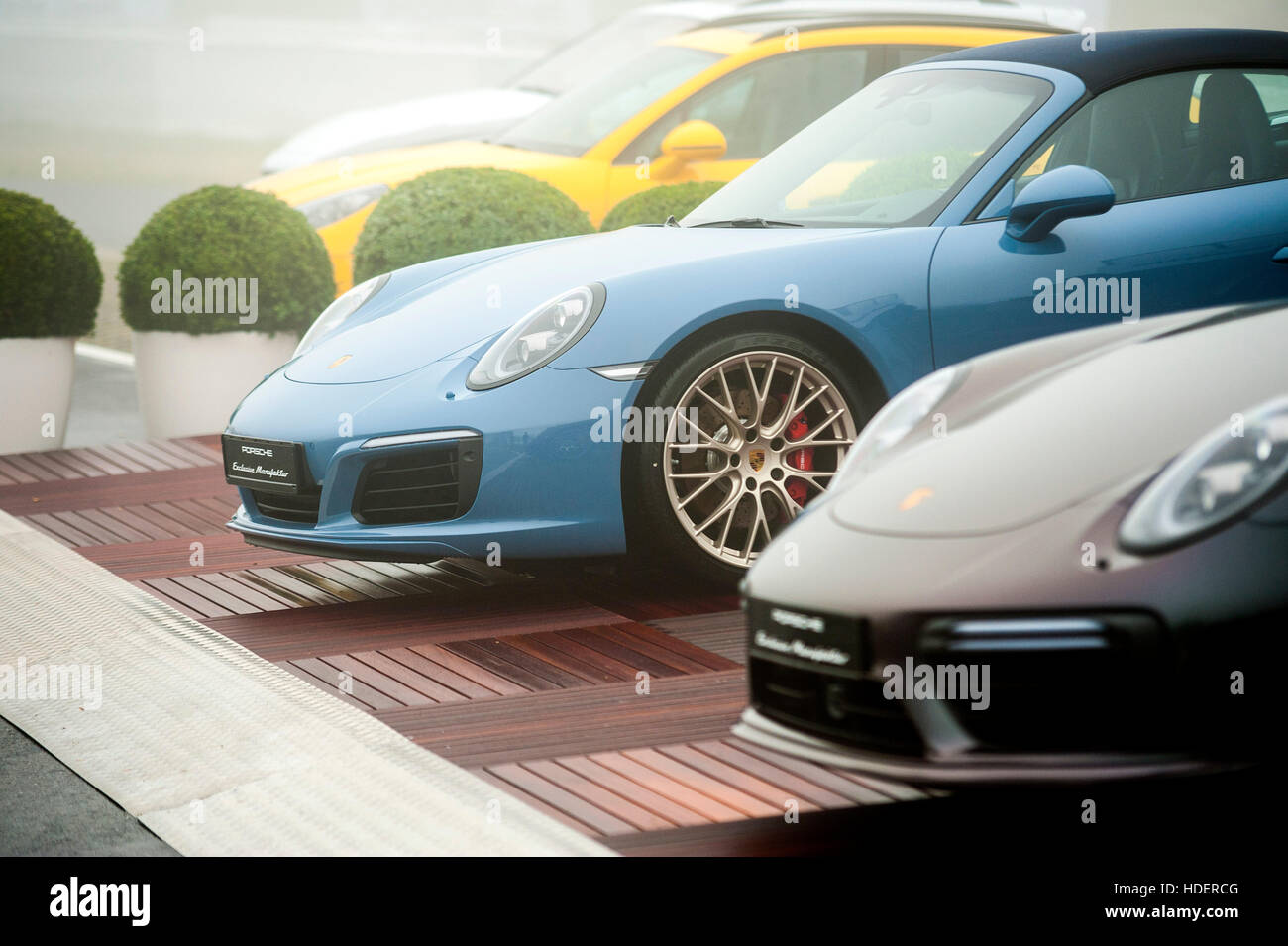 Porsche 911 'Exclusive Manufaktur' Sportscars Stock Photo