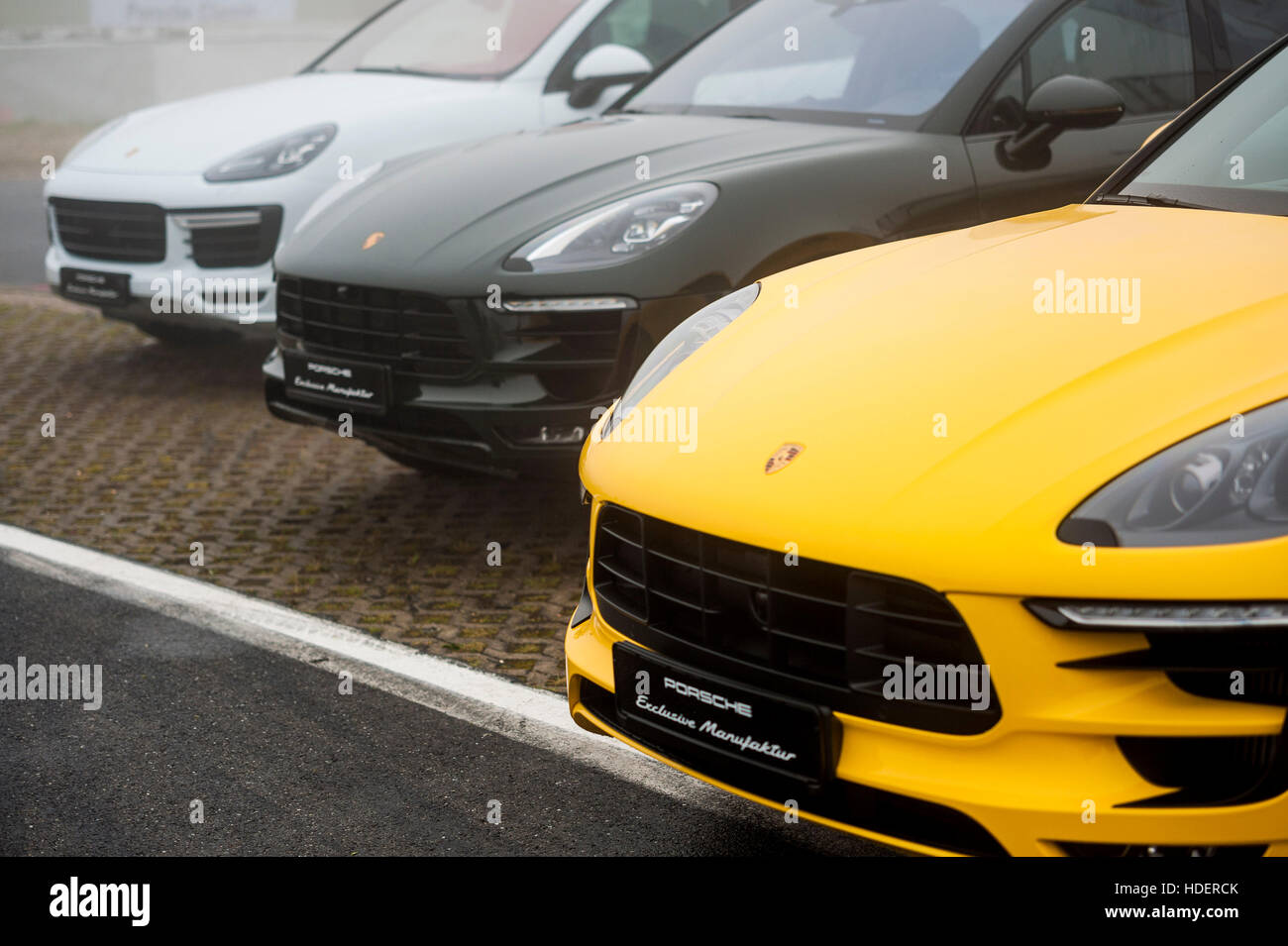 Porsche 'Exclusive Manufaktur' SUV Macan Stock Photo