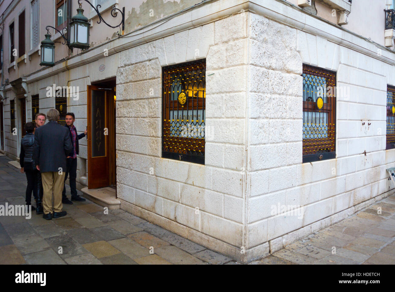 Harry's Bar, San Marco, Venice, Veneto, Italy Stock Photo - Alamy