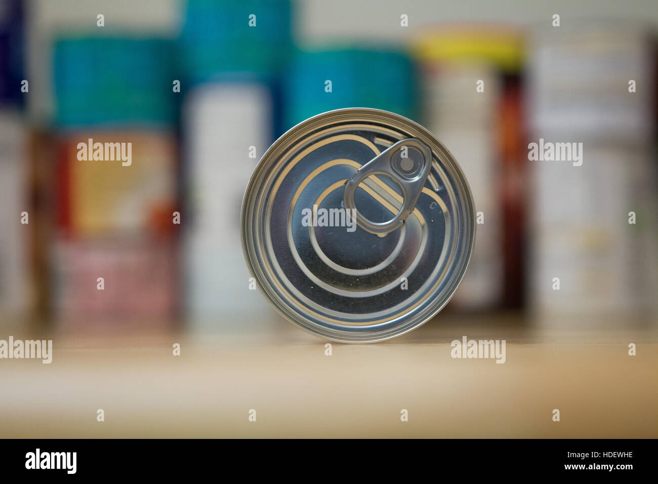 A ring pull tin can Stock Photo Alamy