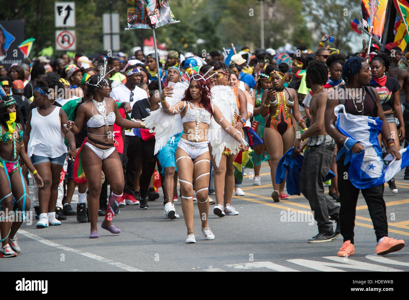 West Indian Day Parade in Brooklyn, New York Stock Photo Alamy