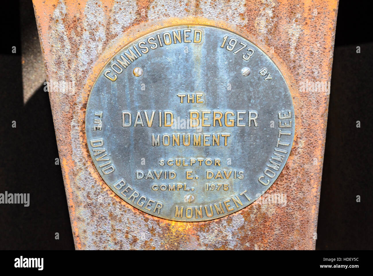 David Berger National Memorial Monument Stock Photo