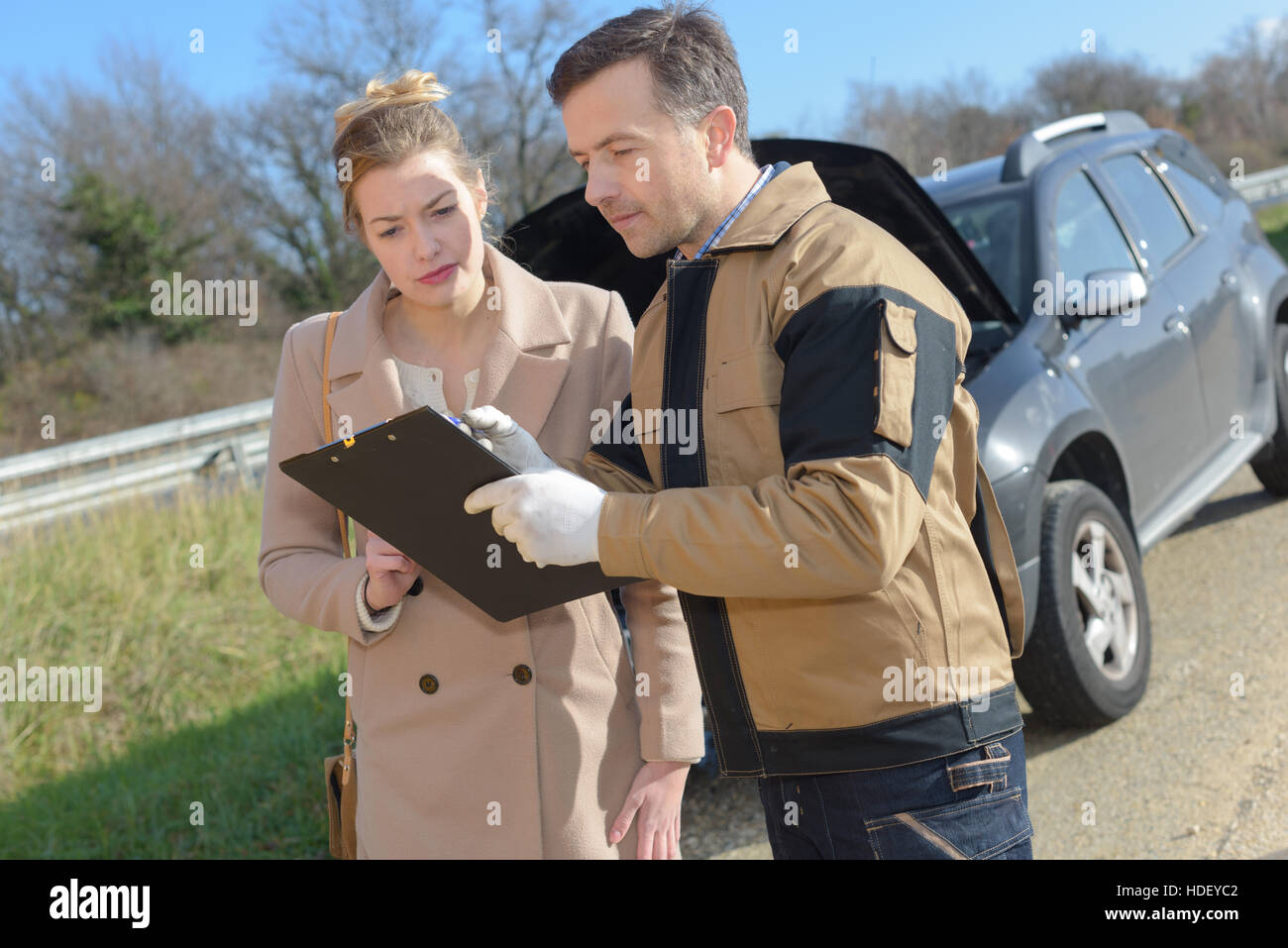 Someone Filing Report filling the report Stock Photo - Alamy