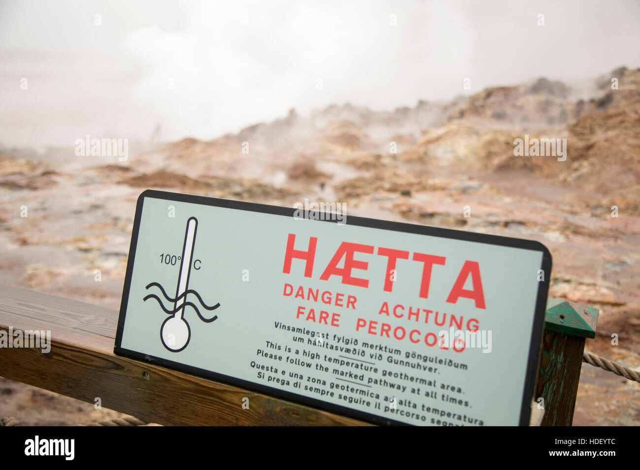 Geothermal area steam vents hi-res stock photography and images - Alamy