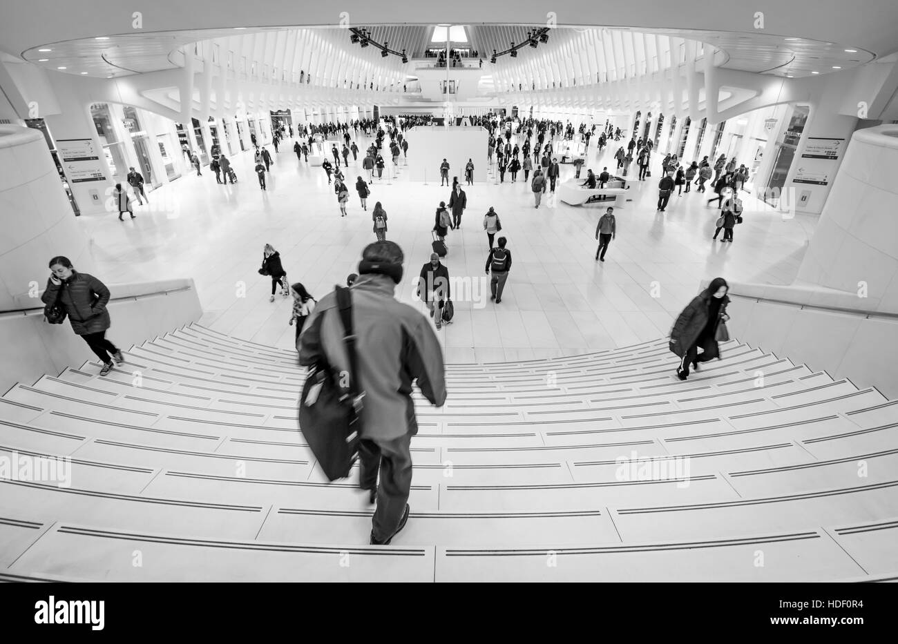 Westfield shopping center in New York, World Trade Center Stock Photo