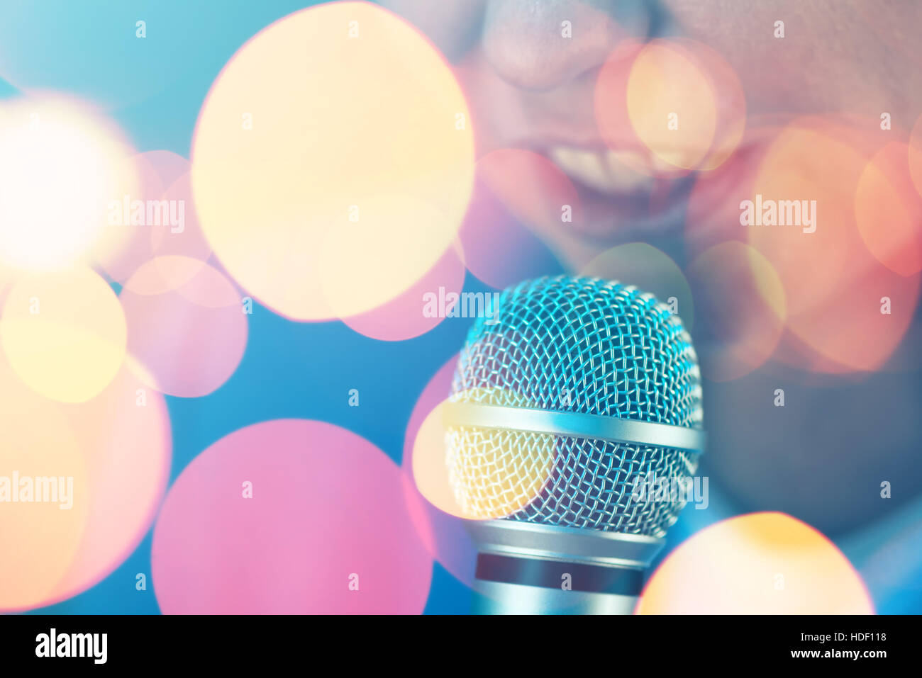 Karaoke singer hires stock photography and images Alamy