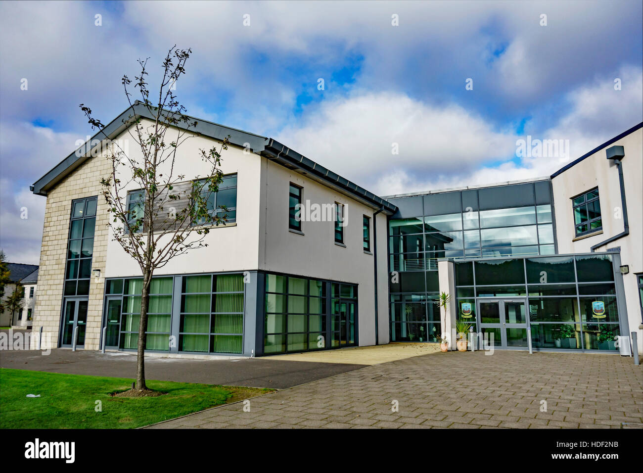 Arran High School in Lamlash, Isle of Arran, Scotland built under ...