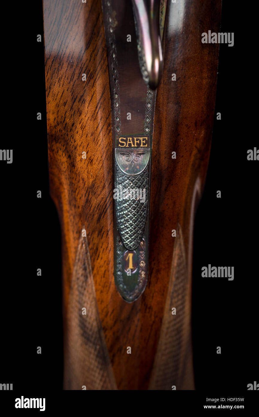 Close up over under shotgun hi-res stock photography and images - Alamy