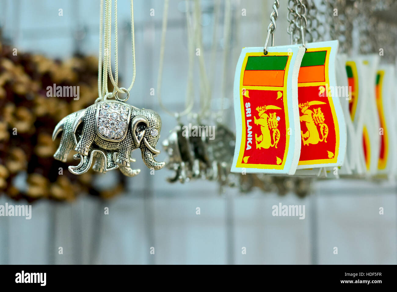 Sri Lankan traditional handicraft goods gifts and souvenirs Stock Photo