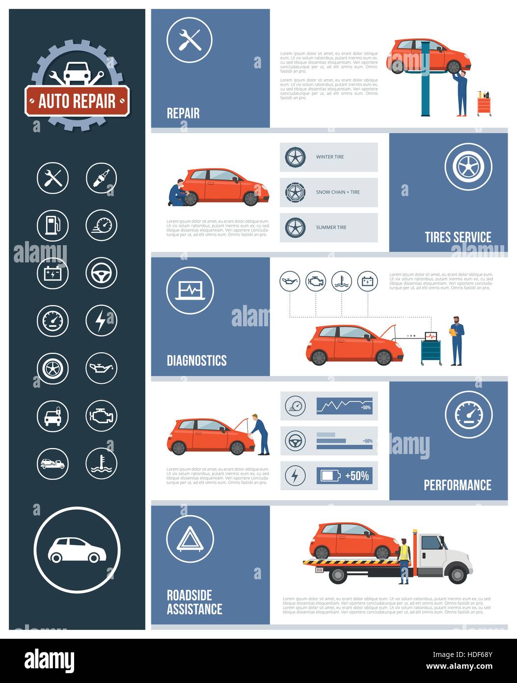 car maintenance infographic